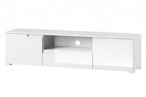 Тумба RTV SELENE 9 SZYNAKA білий мат / білий глянець